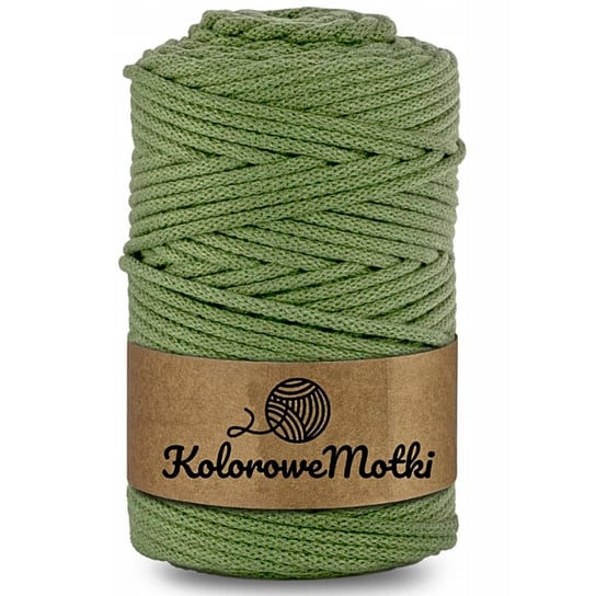 Sznurek Bawełniany Pleciony 100m 3mm Pistacjowy Kolorowe Motki