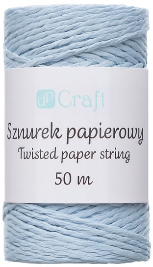 Sznurek Papierowy Skręcany Niebieski, Craft 50 M, Dp Craft dpCraft