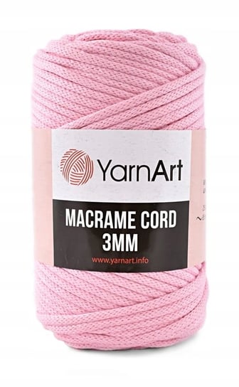 Sznurek YarnArt Macrame Cord 3 mm - 762 róż YarnArt