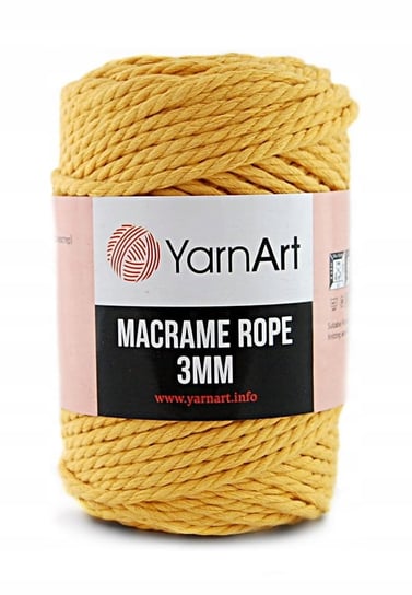 Sznurek YarnArt Macrame Rope 3 mm - 764 kurkuma YarnArt