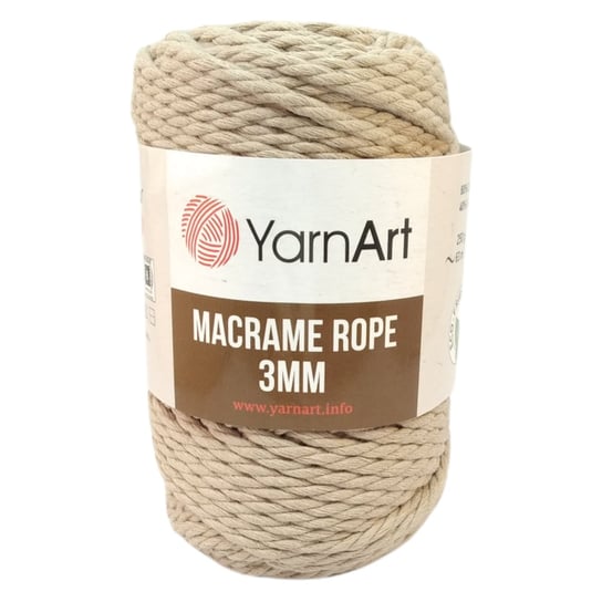Sznurek YarnArt Macrame Rope 3mm- 768- beż Filart