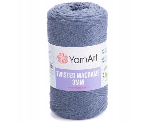 Sznurek YarnArt Twisted Macrame 3mm 761/jeans YarnArt