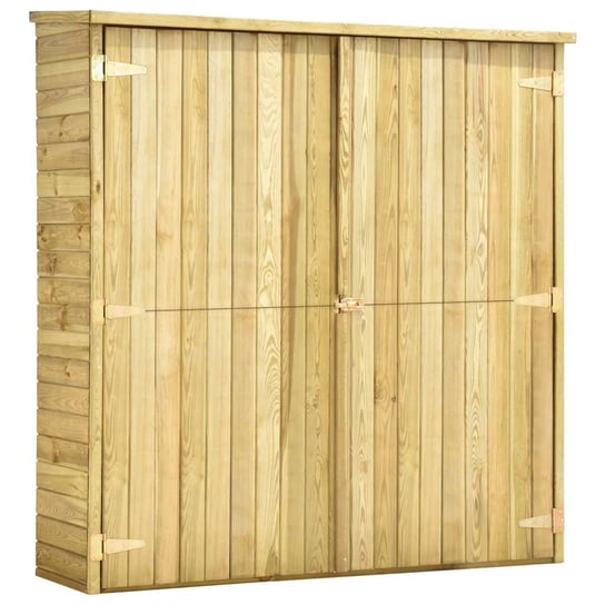 Szopa ogrodowa drewniana 163x50x171cm, kolor natur / AAALOE Inna marka