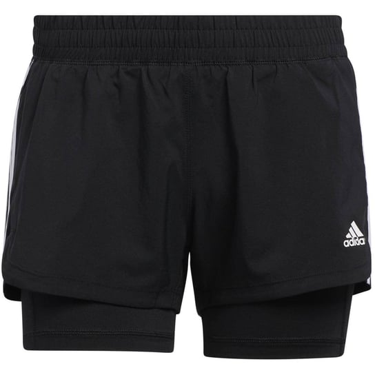 Szorty męskie adidas PACER 3-STRIPES 2 IN 1 czarne GL7686-XL Adidas