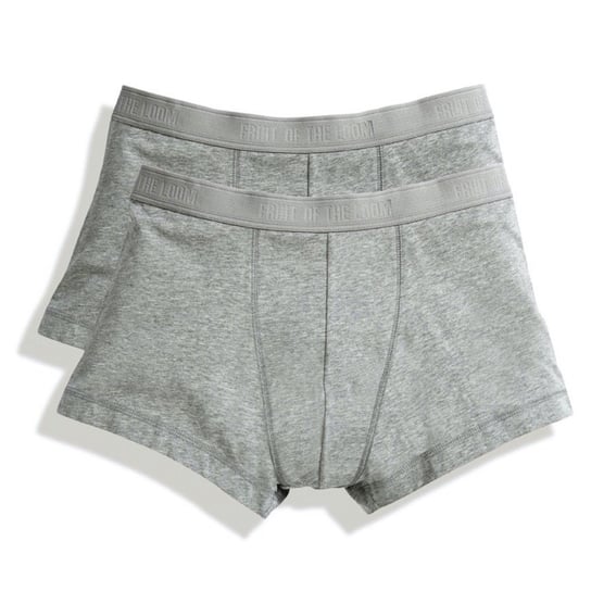 Szorty męskie Classic Shorty 2-PACK Fruit Of The Loom - Light Grey Marl L FRUIT OF THE LOOM