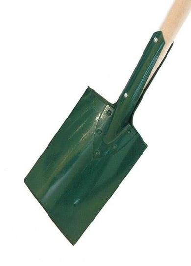 Szpadel nitowany wzmacniany z trzonkiem KARD, zielony KARD