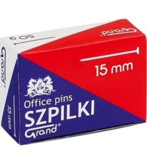 Szpilki metalowe krawieckie, krótkie, 15 mm, 50 g Grand