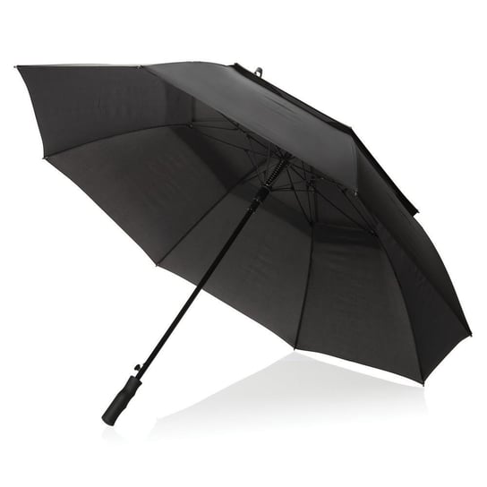 Sztormowy, dwuwarstwowy parasol automatyczny Tornado 30" Czarny SWISS PEAK