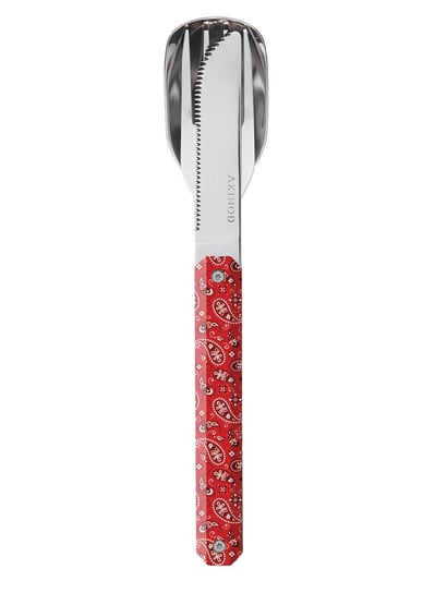 Sztućce magnetyczne Akinod Straight Cutlery 12H34 - red bandana Inna marka