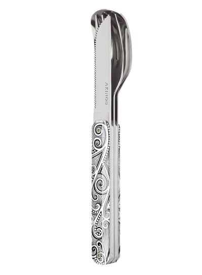 Sztućce turystyczne Akinod Straight Cutlery 12H34 - arabesques Inna marka