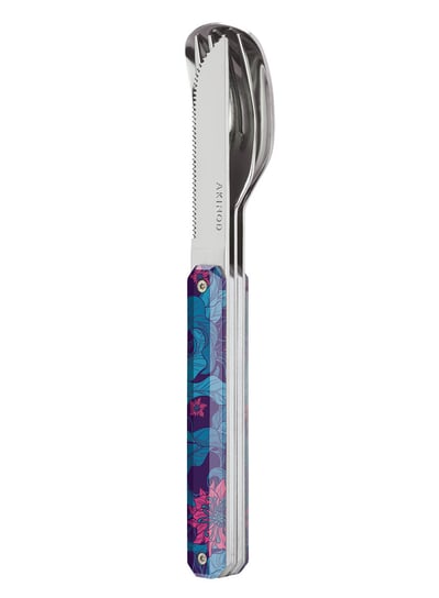Sztućce turystyczne Akinod Straight Cutlery 12H34 - hibiscus Inna marka