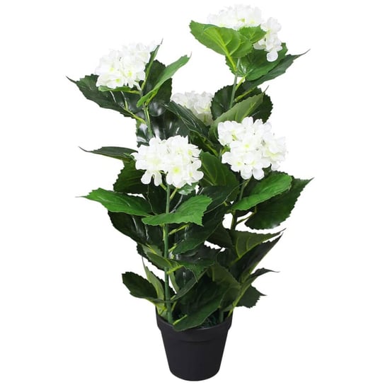 Sztuczna hortensja 60cm, 51 liści, 5 kwiatów, kolo / AAALOE Inna marka