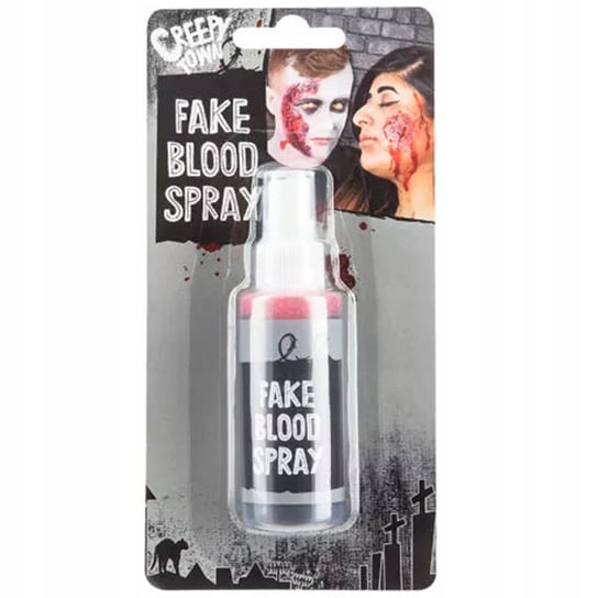 Sztuczna Krew Spray 60 Ml Halloween Fake Blood Z Atomizerem Atomizer Sprayu Korbi