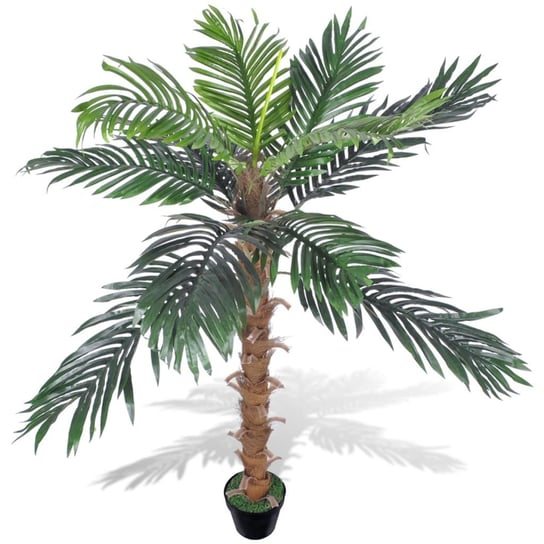 Sztuczna palma z donicą 140 cm vidaXL