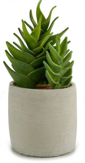 sztuczna roślina Echeveria 12 x 24 cm ceramiczna zielona TWM