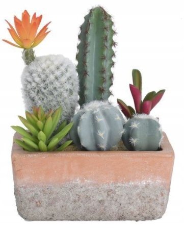 Sztuczna roślina kaktus w doniczce 20cm Koopman