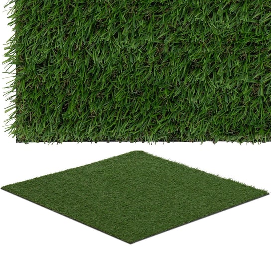 Sztuczna trawa na taras balkon miękka 20 mm 13/10 cm 100 x 100 cm Inna marka