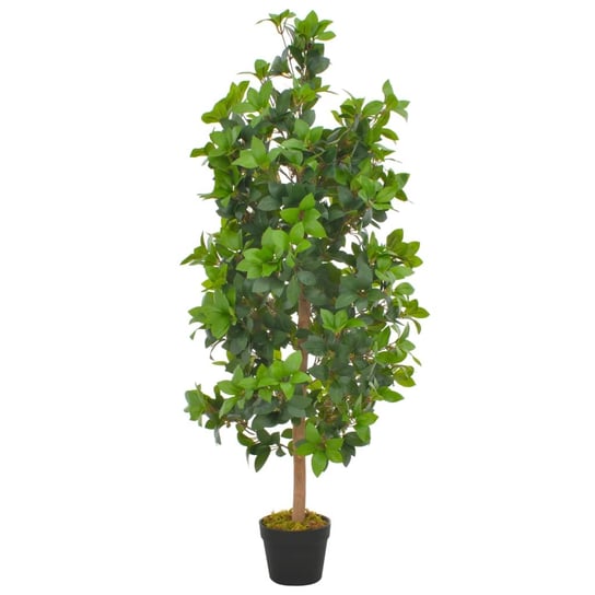 Sztuczne drzewko laurowe z doniczką VIDAXL, zielone, 120 cm vidaXL