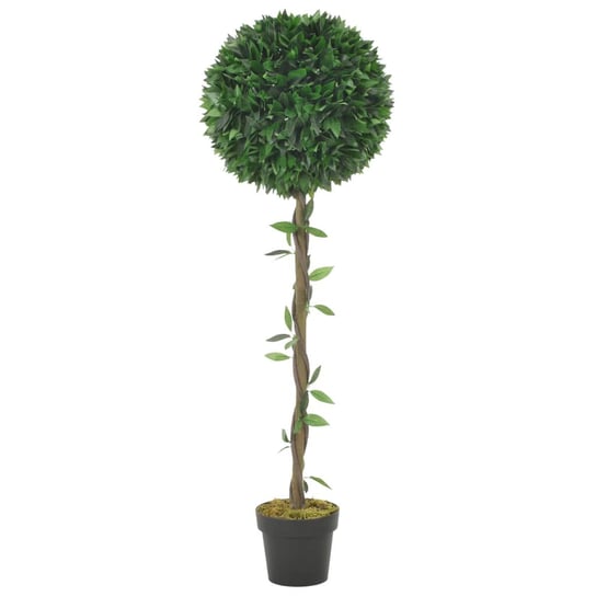 Sztuczne drzewko laurowe z doniczką VIDAXL, zielone, 130 cm vidaXL