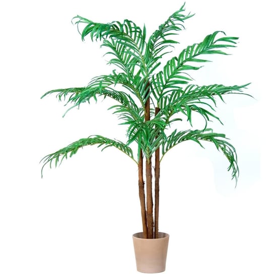 Sztuczne drzewko Palma kokosowa, zielone, 150 cm PLANTASIA