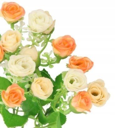 Sztuczne Kwiaty Bukiet Bukecik Róża Róże Gałązki Inna marka
