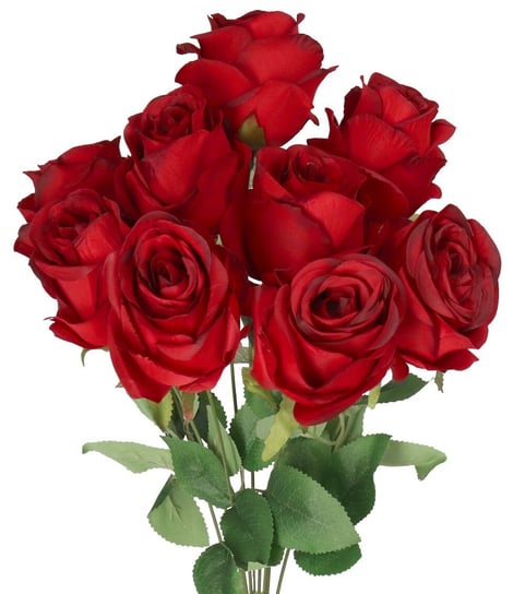 Sztuczne Kwiaty Rośliny Róża Róże Bukiet 50cm Inna marka