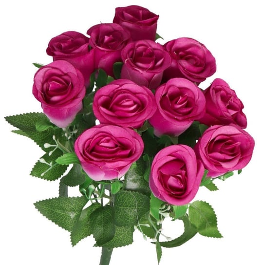 Sztuczne Kwiaty Rośliny Róża Róże Bukiet Gęsty Xxl Inna marka