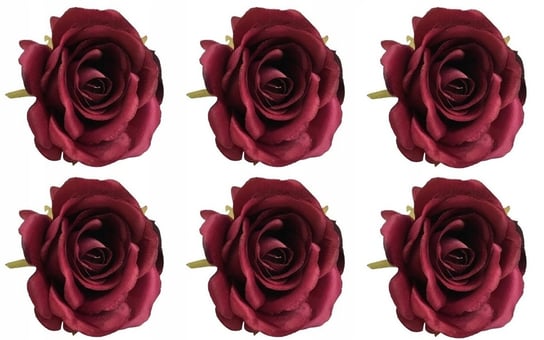 SZTUCZNE KWIATY róża na bukiet stroik wiązankę 6x DOMOSFERA