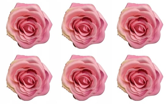 Sztuczne Kwiaty Róża Na Wiązankę Stroik Bukiet 6X DOMOSFERA