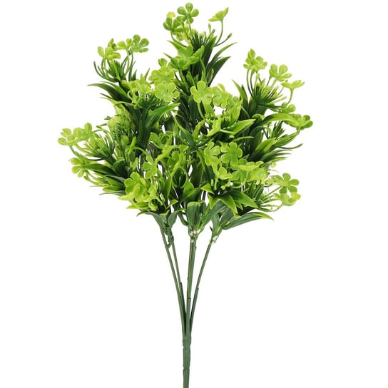 Sztuczne liście do bukietu 5 gałązek dekoracja florystyczna 33 cm Springos