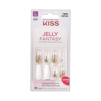 Sztuczne paznokcie Jelly Fantasy KGFJ03 x28 L Kiss KISS
