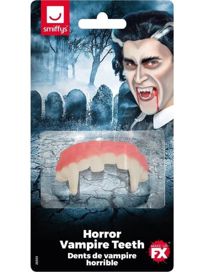 Sztuczne Zęby Wampira Wysuwane Halloween Horror ABC