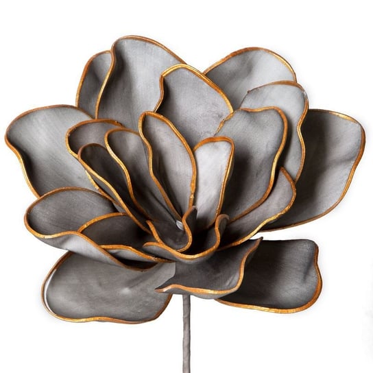 Sztuczny Kwiat Dekoracyjny Flore Szary + Złoty X6 Eurofirany