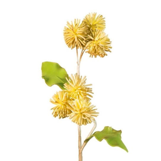 Sztuczny kwiat EUROFIRANY FLORE, 27x30 cm, żółty, 6 szt. Eurofirany