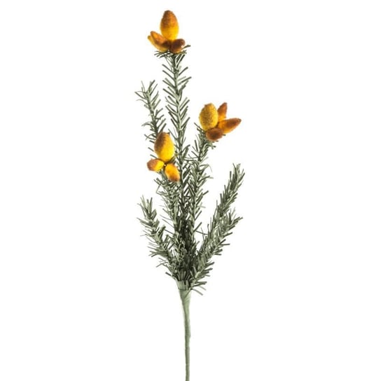 Sztuczny kwiat EUROFIRANY FLORE, 91x14 cm, żółto-brązowy, 6 szt. Eurofirany