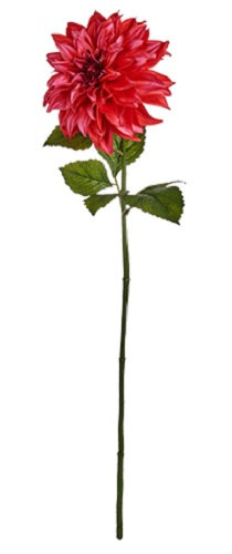 sztuczny kwiat Fucsia 16 x 74 cm zielony/różowy TWM