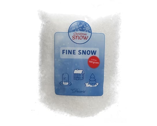 Sztuczny śnieg sypki śnieżno biały realistyczny 100gram Kaemingk