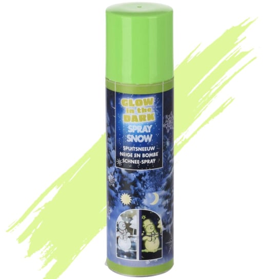 Sztuczny Śnieg W Sprayu Fluo Spray Dekoracyjny Świecący W Ciemności 150Ml Fluorescencyjny Inna marka