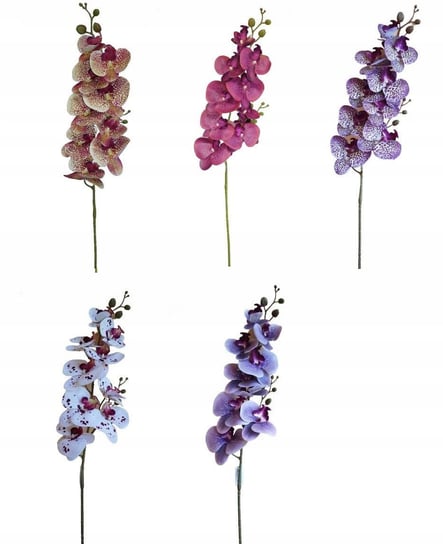 Sztuczny storczyk kwiat gałązka ozdobna 100 cm BTS