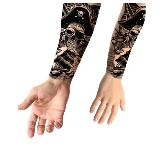 Sztuczny Tatuaż Pirat 14 X 30 Cm Guirca