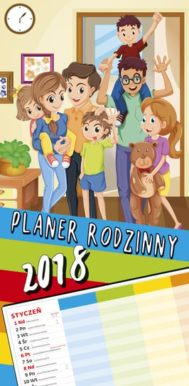 Sztuka Rodzinna, kalendarz biurkowy 2018, Planer rodzinny Sztuka Rodzinna