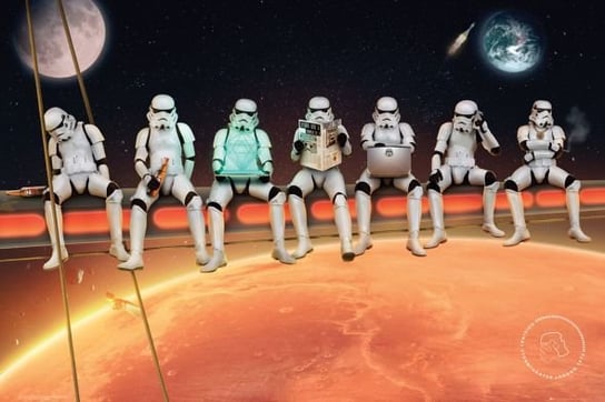 Szturmowcy na belce - plakat 61x91,5 cm Star Wars gwiezdne wojny