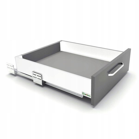 Szuflada Sevroll Box SLIM biała niska 400 H-84 l400 Sevrollbox Cichy ...