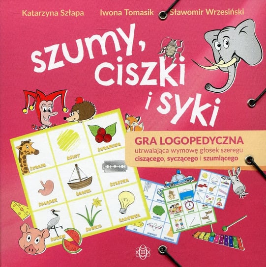 Szumy, ciszki i syki Gra logopedyczna, gra naukowa, Harmonia Wydawnictwo Harmonia