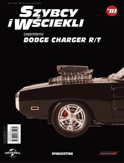 Szybcy i Wściekli Legendarny Dodge Charger R/T Nr 78 De Agostini Publishing S.p.A.