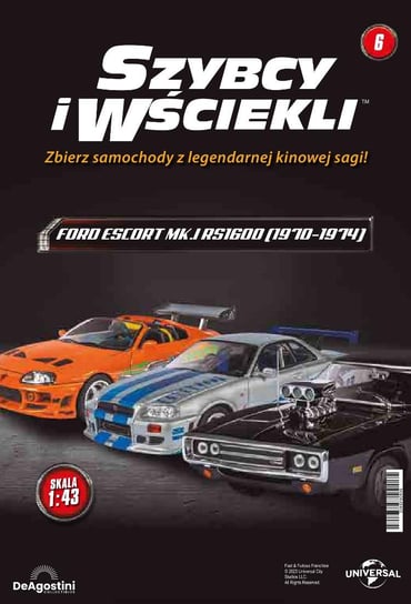 Szybcy i Wściekli Zbierz Samochody z Legendarnej Kinowej Sagi De Agostini Publishing S.p.A.