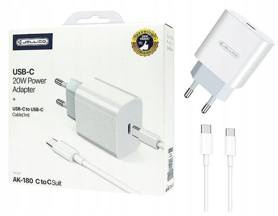 Szybka Ładowarka Sieciowa 20W Usb C + Kabel Zestaw Inna marka