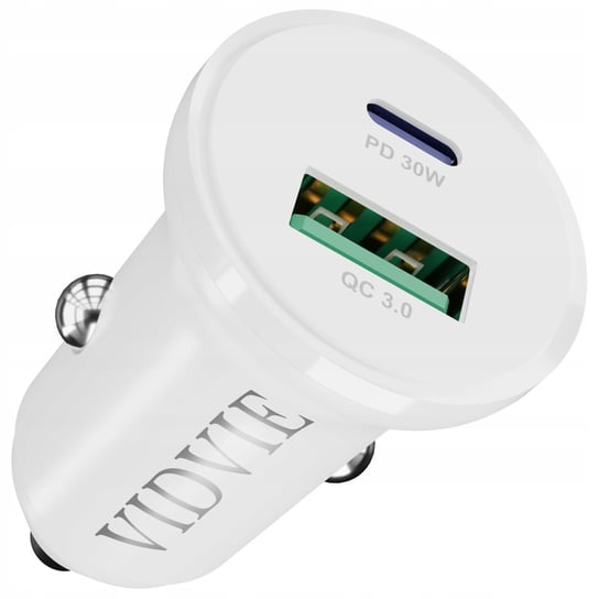 SZYBKA MOCNA Ładowarka Samochodowa USB USB-C TYP-C QC 3.0 PD 30W VidVie