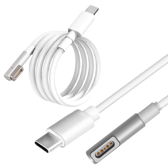 Szybki i wytrzymały kabel USB-C/MS1L 100W 2m do ładowania Apple Macbook, biały Eneron