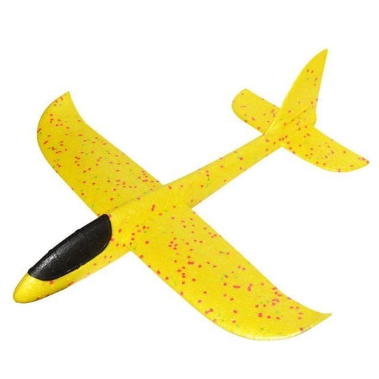 Szybowiec samolot styropianowy 47x49cm żółty ikonka